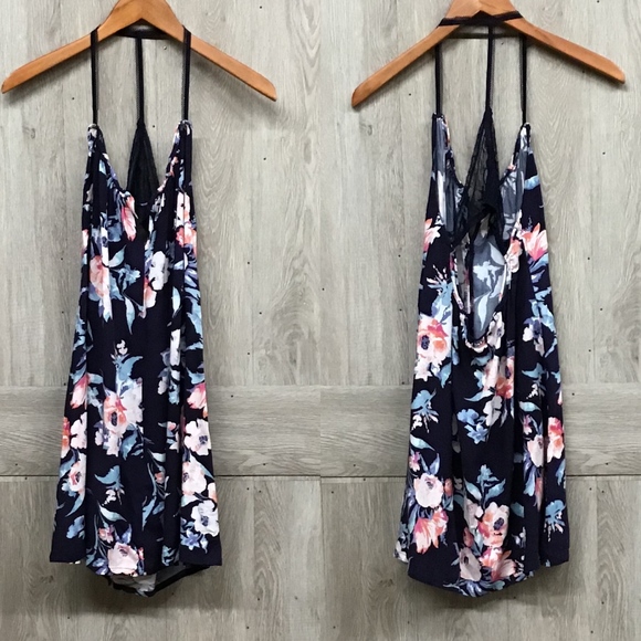Back2Basics Dresses & Skirts - Floral Lace Back Mini Dress  HOST PICK 4/8 rack